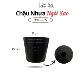 Chậu nhựa ươn mầm cây hoa C5