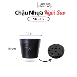 Chậu nhựa ươn mầm cây hoa C7