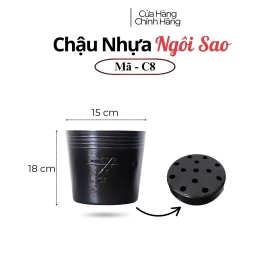 Chậu nhựa ươn mầm cây hoa C8